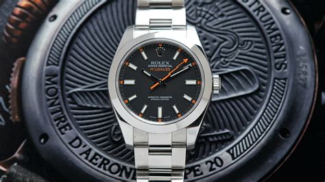 rolex with orange second hand|rolex milgauss price.